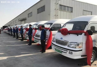 攜手蓮菜,開沃物流車深耕綠色物流配送